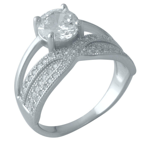 

Серебряное кольцо GS с фианитами (1955857) 18 размер 4.1, 16