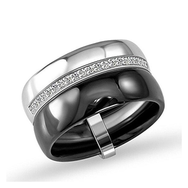 

Серебряное кольцо GS с , керамикой (1577141) 16.5 размер