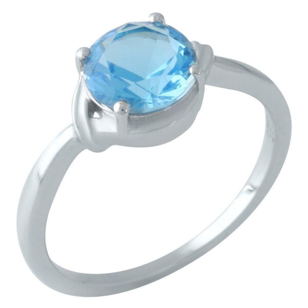 

Серебряное кольцо GS с аквамарином nano (1960875) 17 размер