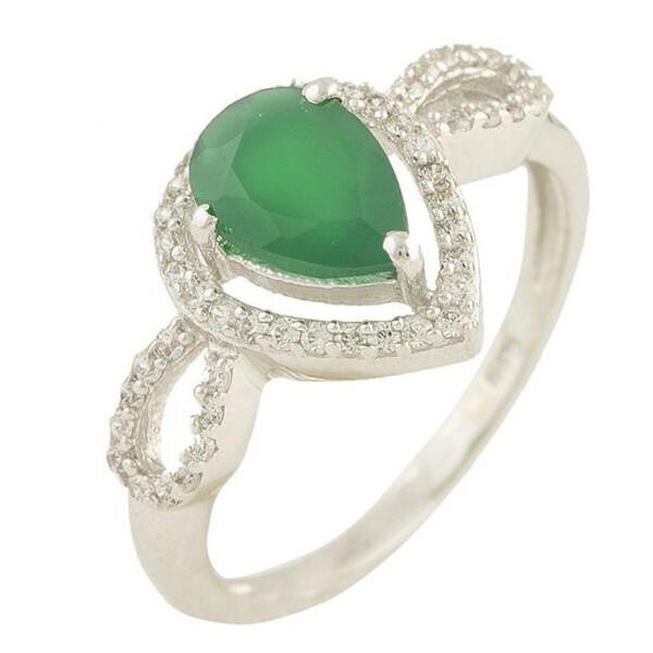 

Серебряное кольцо GS с натуральным агатом (0572673) 16 размер