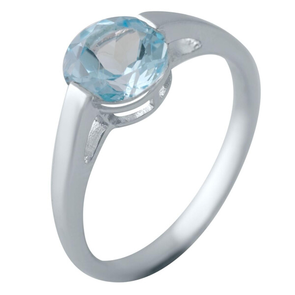 

Серебряное кольцо GS с натуральным топазом (2042785) 17 размер