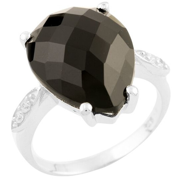 

Серебряное кольцо GS с натуральным ониксом (0955308) 17.5 размер