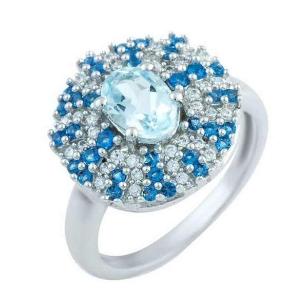 

Серебряное кольцо GS с натуральным топазом (0575575) 17.5 размер