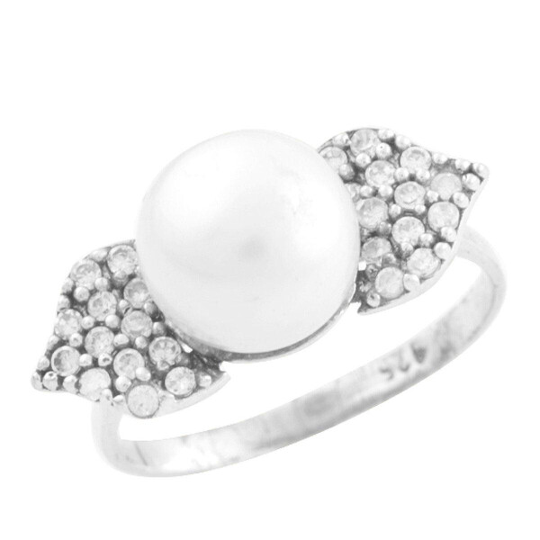 

Серебряное кольцо GS с натуральным жемчугом (0153636) 16 размер