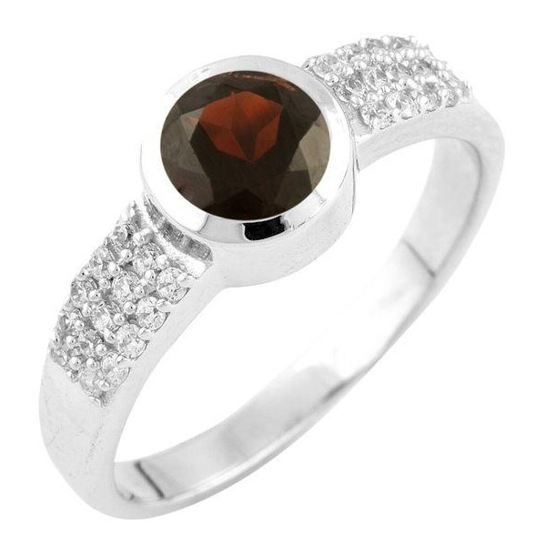 

Серебряное кольцо GS с натуральным гранатом (1451687) 16.5 размер
