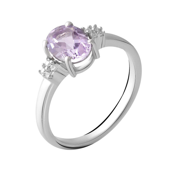 

Серебряное кольцо GS с натуральным аметистом (2048800) 17.5 размер