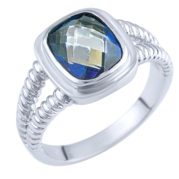 

Серебряное кольцо GS с натуральным мистик топазом (1891643) 17 размер