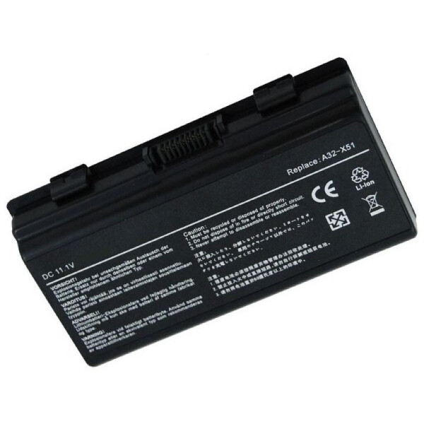 

Аккумулятор для ноутбука ASUS X51H (A32-T12, AS5151LH) 11.1V 5200mAh PowerPlant (NB00000011)