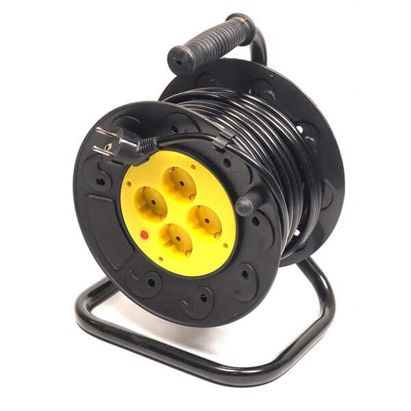 

Сетевой удлинитель PowerPlant на катушке 20 м, 4 розетки (JY-2002/20) (PPRA10M200S4)