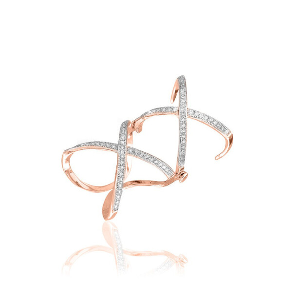 

Серебрянное кольцо в позолоте - К3Ф/250-17