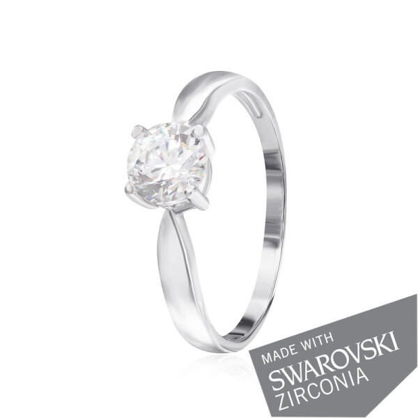 

Серебряное кольцо с цирконием SWAROVSKI ZIRCONIA К2С/455 - 17,5