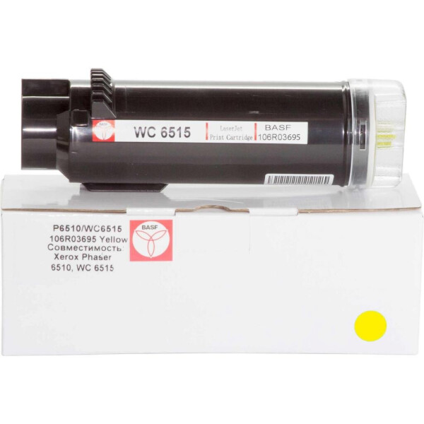 

Тонер-картридж BASF Xerox Ph 6510N/WC6515N/6515DN Yellow (KT-106R03695)
