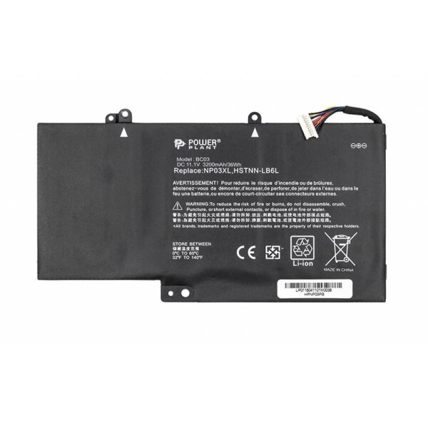 

Аккумулятор для ноутбука HP Pavilion X360 (NP03XL, HPNP03PB) 11.1V 3200mAh PowerPlant (NB460687)