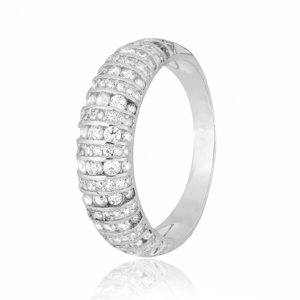 Серебряное кольцо с фианитом КК2Ф/204 - 18,5