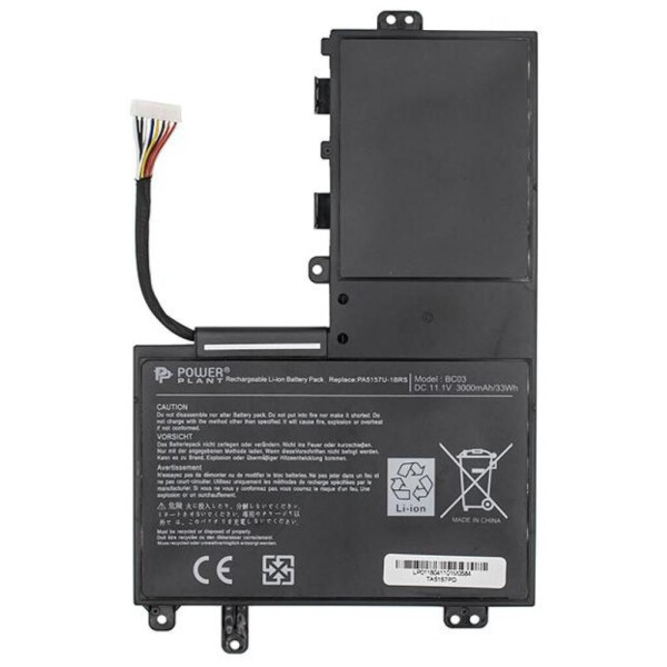 

Аккумулятор для ноутбука TOSHIBA Satelite U940 (PA5157U-1BRS, TA5157PD) 11.1V 3000mAh PowerPlant (NB510283)