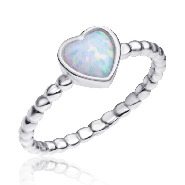 

Серебрянное кольцо родированное - К2ОпБ/1360-16,5