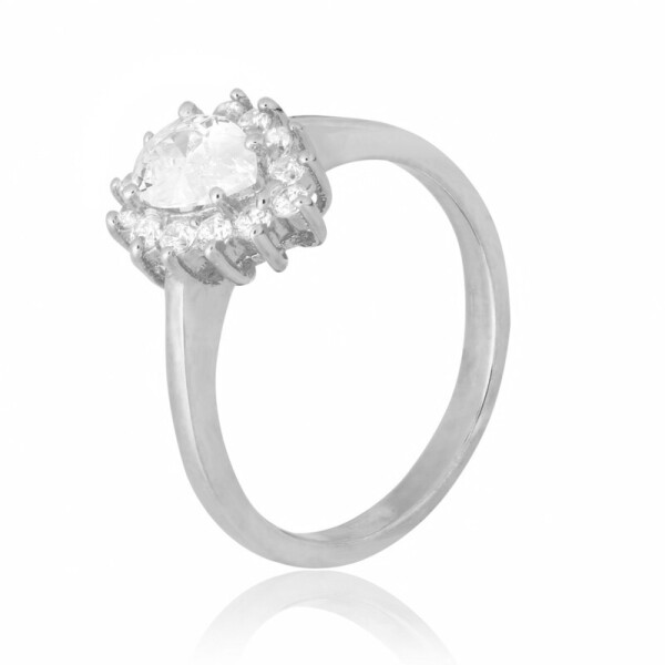 

Серебрянное кольцо родированное - КК2Ф/383-16