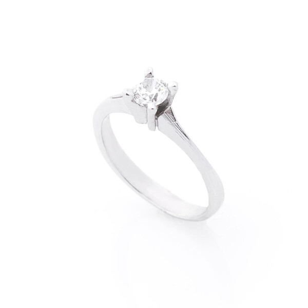 

Серебряное кольцо GS с фианитом