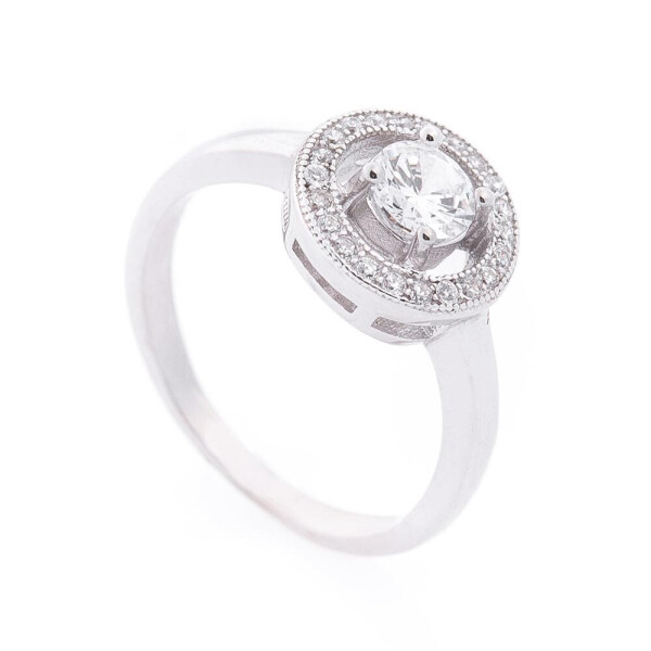 

Серебряное кольцо GS с фианитами