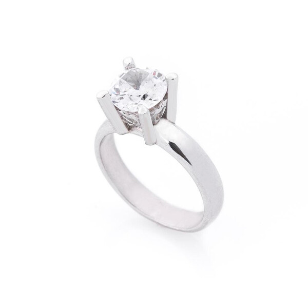 

Серебряное кольцо GS с фианитами