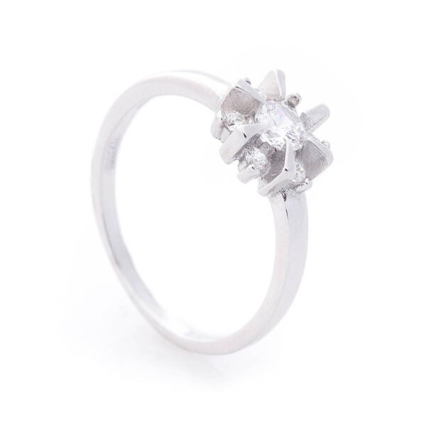

Серебряное кольцо GS с фианитами