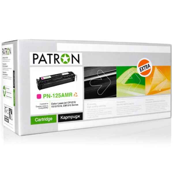 

Картридж PATRON HP CLJ CP1215/ CP1515 MAGENTA Extra (PN-125AMR)