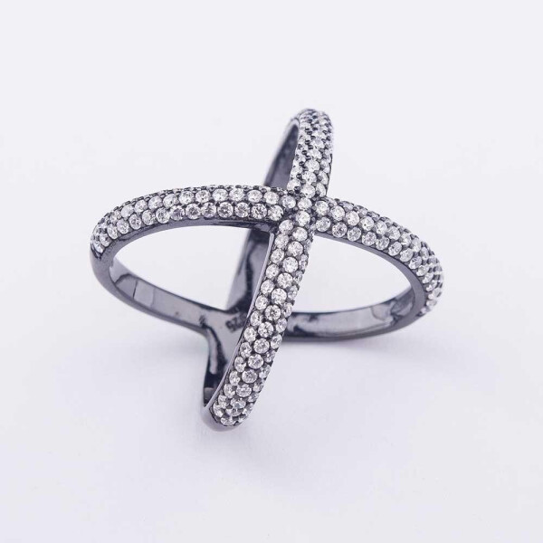 

Серебряное кольцо GS с фианитами