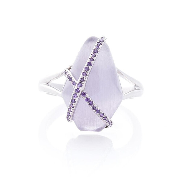 

Серебряное кольцо GS (им.улексит)