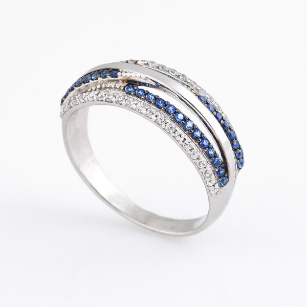 

Серебряное кольцо GS с фианитами