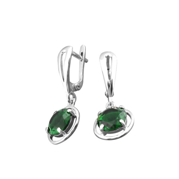 

Серебряные серьги GS