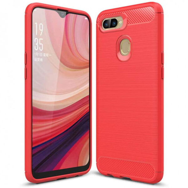 

TPU чехол Slim Series для Oppo A12 (Красный) (930736)