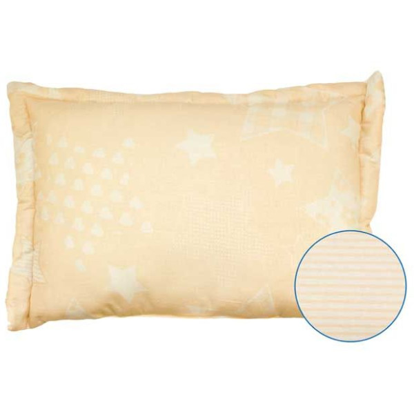 

Подушка Руно 40х60 детская с силиконовым наполнителем дизайн Beige star 309.02СЛУ