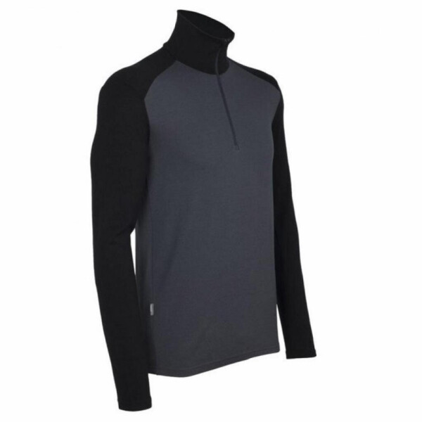 

Термофутболка Icebreaker BF 260 Tech LS Half Zip MEN monsoon/black M (100 484 D46 M)
