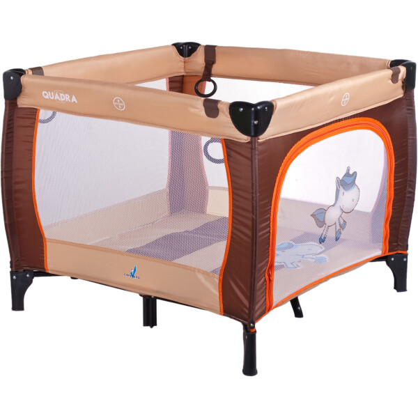 

Детский манеж Caretero Quadra Brown