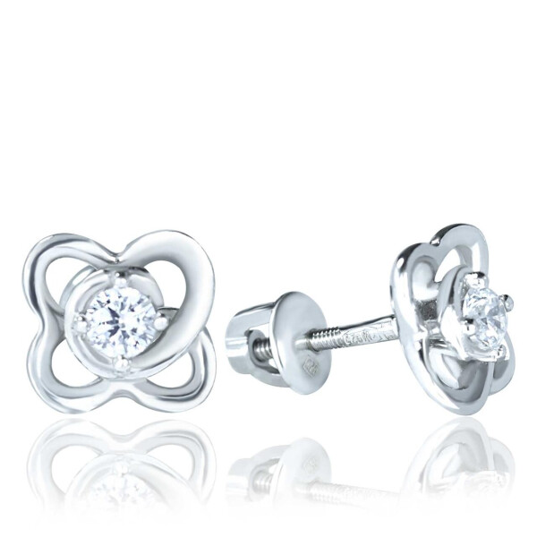 

Серебряные серьги гвоздики-пуссеты GS с фианитами 2464-9p-cz