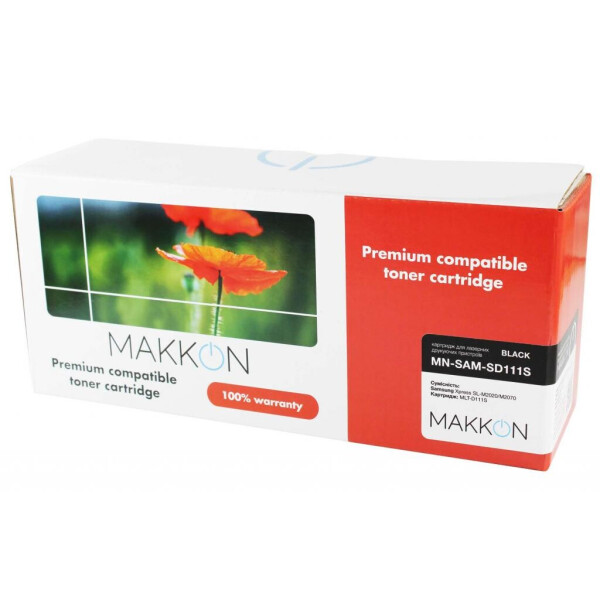 

Картридж Makkon Samsung MLT-D111S 1k Black (MN-SAM-SD111S)