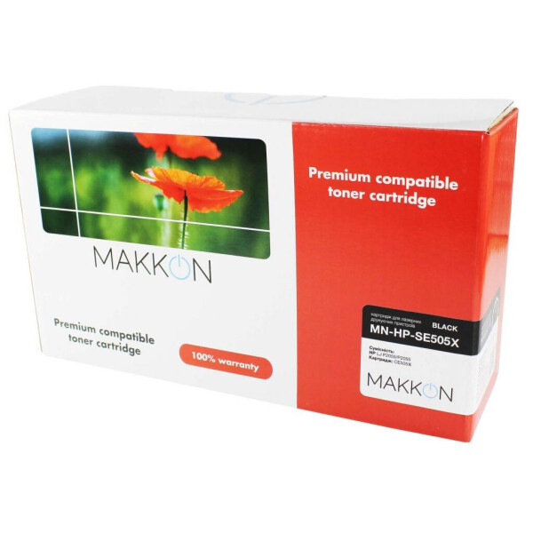 

Картридж Makkon HP LJ CE505X 6.5k Black (MN-HP-SE505X)