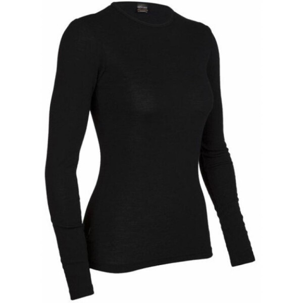 

Термофутболка Icebreaker Everyday LS Crewe WMN black M (101 305 001 M)