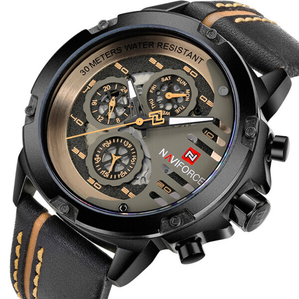 

Naviforce Спортивные мужские наручные часы Naviforce 1272 Black