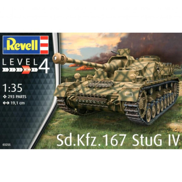 

Сборная модель Revell САУ StuG IV уровень 4, 1:35 (RVL-03255)