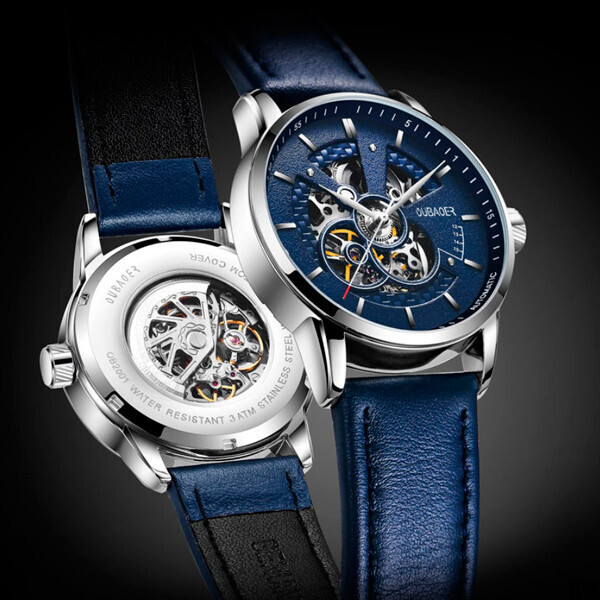 

Oubaer Мужские классические механические часы Oubaer Night Blue 8902