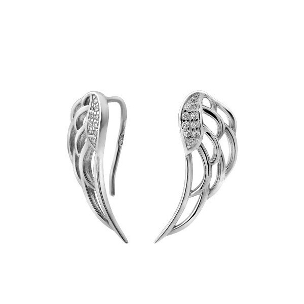

Серьги серебряные GS крылья