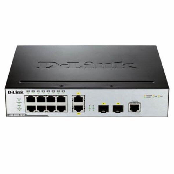 

Коммутатор сетевой D-Link DGS-3000-10TC