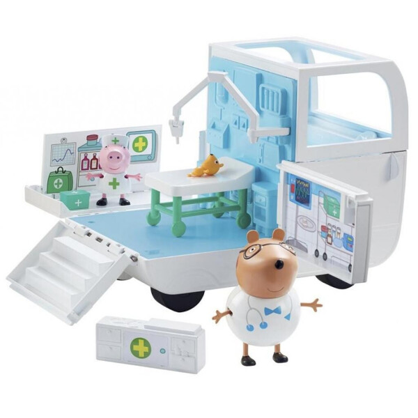 

Игровой набор PEPPA МЕДИЦИНСКИЙ ЦЕНТР НА КОЛЕСАХ (аксессуары, 2 фигурки) (06722)