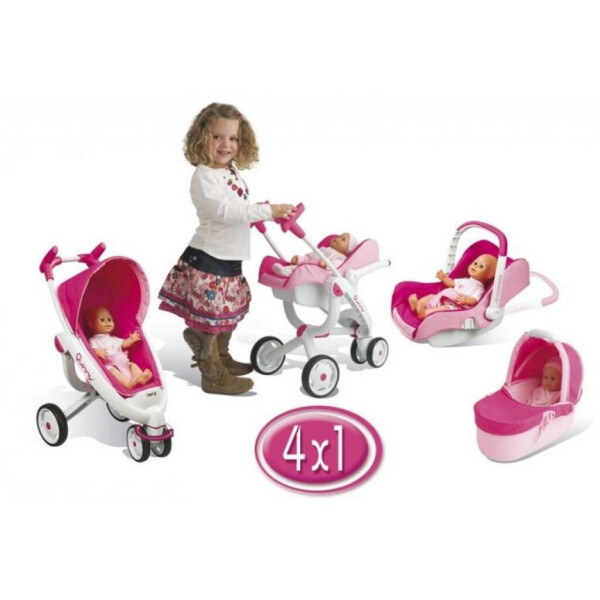 

Коляска для кукол Smoby Maxi-Cosi 4в1", трехколесная (550389)