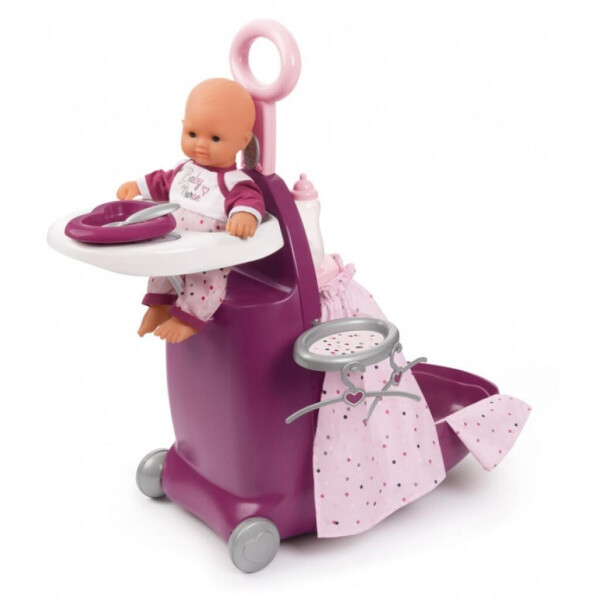 

Аксессуар к кукле Smoby Baby Nurse Прованс раскладной чемодан 3 в 1 с аксессуарами (220346)
