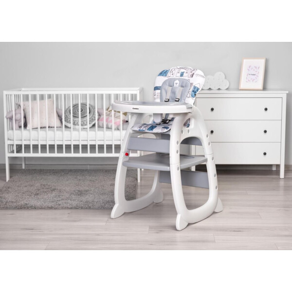 

Стульчик трансформер для кормления Caretero Homee Grey