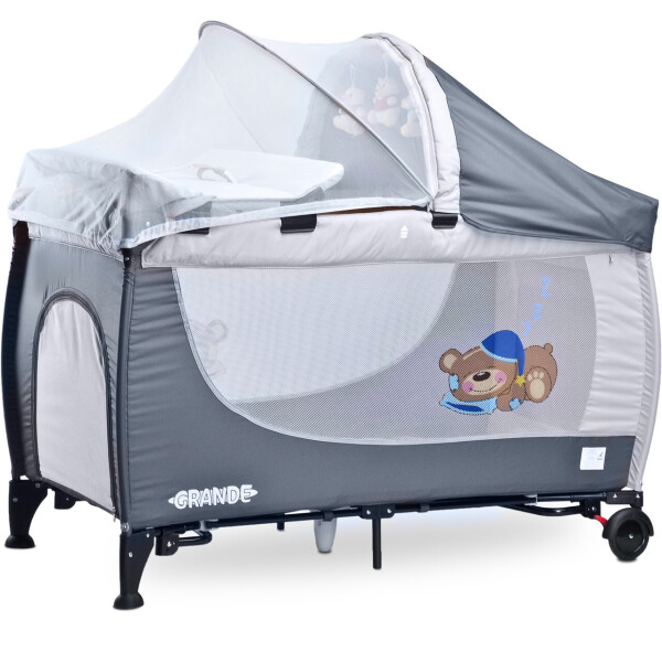 

Детская кровать манеж Caretero Grande 2016 Grey