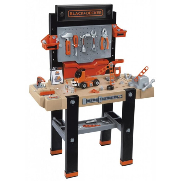 

Игровой набор Smoby Black+Decker Интерактивная мастерская с аксессуарами (360702)