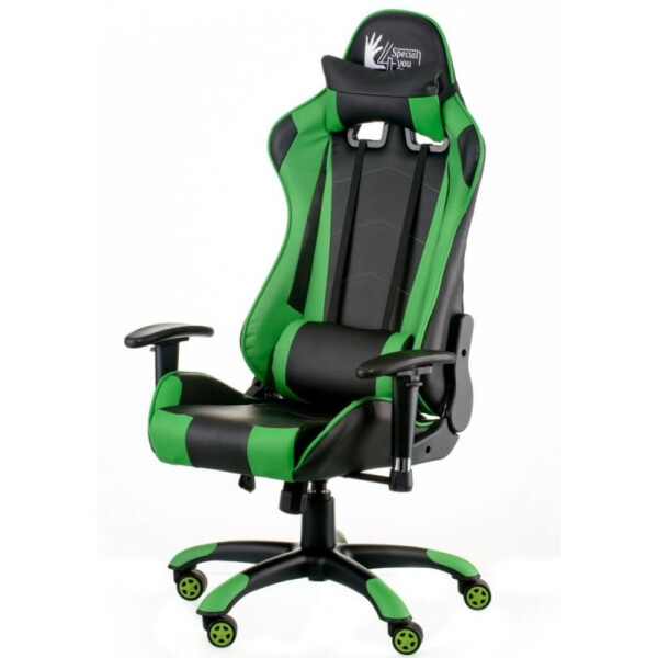 

Кресло игровое Special4You ExtremeRace black/green (000003630)